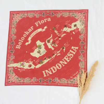 Bandana Flora Indonesia Eco Friendly